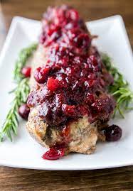 And this slow cooker cranberry orange pork tenderloin is fancy enough to serve for christmas dinner! Slow Cooker Cranberry Rosemary Pork Tenderloin Fit Happy Free