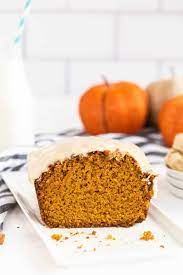 Spiced pumpkin bread with maple vanilla icing. Pumpkin Bread With Maple Glaze Tornadough Alli