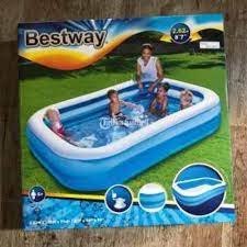 610 x 366×122 cm ( include filter)#28194: Hadiah Ultah Kolam Renang Anak Dan Bayi Merk Bestway Blue Rectangle Di Jakarta Selatan Tribunjualbeli Com