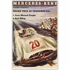 Mercedes Benz Grand Pris Framed Vintage Advertisement On Wrapped Canvas Mercedes Mercedes Benz Grand Prix