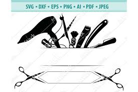 Barbershop | free svg image in public domain. Hair Salon Accessories Svg Barber Scissors Dxf Png Eps 436972 Svgs Design Bundles