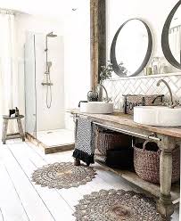 Luv Rugs Wood Beam And Color Of Cabs Maybe For Master Redo Kleines Bad Dekorieren Rustikales Haus Badezimmer Renovieren