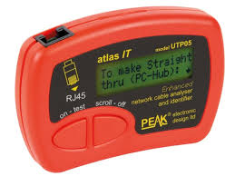 peak utp05 network cable analyzer and identifier for cat5