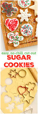 Dress up homemade sugar cookies on the inside and the outside to create a sinfully sweet christmas treat. Easy No Chill Cut Out Sugar Cookies The Bakermama