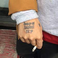 Http Okrutne Tumblr Com Post 176752298994 Hand Tattoos Inspirational Tattoos Boy Tattoos