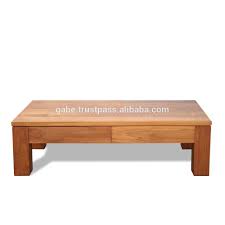 Sourcing guide for solid teak wood: Zen Coffee Table Minimalist Style With 2 Drawers Front Side Solid Wood Teak Natural Color Buy Coffee Table Minimalist Coffe Table Wooden Coffee Tables Product On Alibaba Com