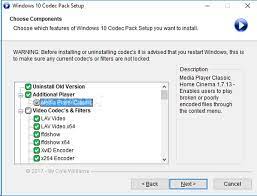 Download media player codec pack for windows pc from filehorse. Windows 10 Codecs