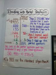 Dividing With Partial Quotients Fifth Grade Math Fourth