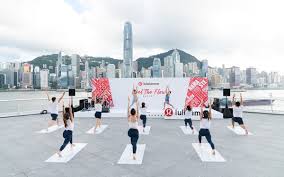 Lululemon S First Virtual Yoga And Music Show Ocean Terminal Deck Harbour City