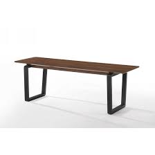 60 long slatted dining bench raw ash seat black solid wooden u legs two tone. Homeroots Rectangular Modern Walnut Finish Dining Bench W Black Metal U Shaped Legs 18 X55 X15 Overstock 32201500