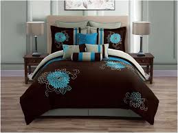 Nicole miller blossom floral bedding ensemble | whimsical muted purple plum teal blue comforter set fantastic natural pattern: Teal And Brown Bedroom Novocom Top