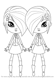 So, just enjoy this coloring activity of little pet shop! Learn How To Draw Whittany And Brittany Biskit From Littlest Pet Shop Littlest Pet Shop Step By Step Drawing Tutorials