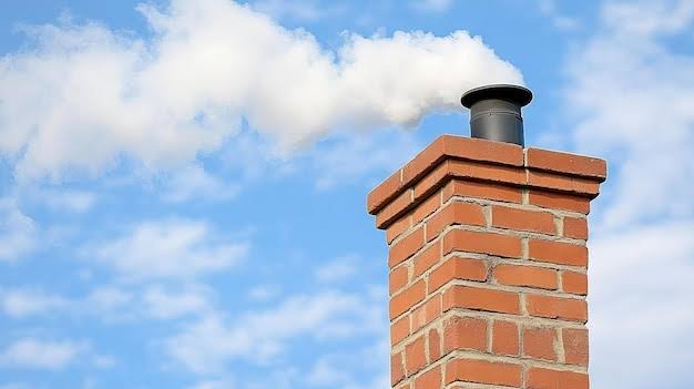 Chimney and fireplace work in progress