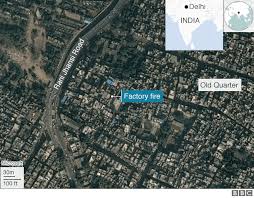 Delhi factory fire: More than 40 dead in India blaze - BBC News
