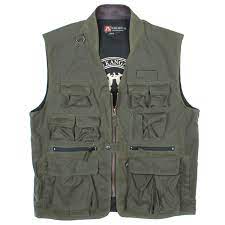 Traveller Multi Pocket Vest In Olive Pocket Vest Multi Pocket Vest Faux Jacket