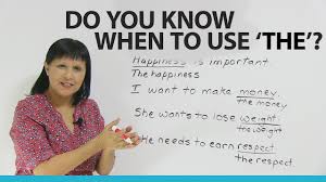 Grammar Using The With Common And Abstract Nouns Youtube