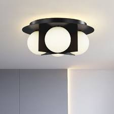 Welcome to our cream gold ceiling light section, here you will find a wide selection of traditional chandeliers. Cream Glass Bubble Flush Mount Contemporary 3 Bulbs Ceiling Light Fixture With Black Gold Chrome Shield Beautifulhalo Com