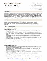 senior buyer resume samples qwikresume