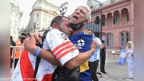 I consider myself extremely lucky travelling the world as a football fan. Diego Maradona Death Boca Juniors River Plate Fans Embrace While Mourning Golden Boy