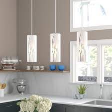 Brilife îlot de cuisine lampe suspendue en acrylique moderne lampe led pendentif avec 5 lumières pour salle à manger, lamparas e pendente de lustres sala teto, largeur 70 cm hauteur 120 cm suspension réglable consulter aussi l'article luminaire d exterieur. Bayou Breeze Luminaire Suspendu Cylindrique Pour Ilot De Cuisine 3 Lumieres Lavanna Et Commentaires Wayfair Ca