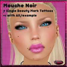 Lady gaga may be a strange choice for a mentor on american idol this week (go, durbin!), but the faux beauty mark she wore on the show last night was even stranger. Second Life Marketplace Glamorize Mouche Noir 7 Beauty Mark Mole Layers 1 Example Layer
