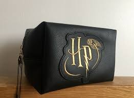 Harry Potter Pu Leather Black Storage Make Up Bag Pencil Case Primark In 2020 Harry Potter Bag Pencil Case Harry Potter
