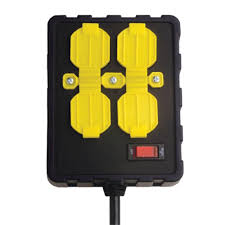 Cover the lugs and main wires c. Tower Manufacturing Corporation 4 Outlet Circuit Breaker Power Box C664502001 13 Power Strips Surge Protectors Home Garden Worldenergy Ae