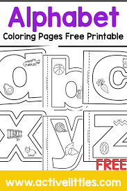 Sep 11, 2017 · if you like, kids can make an alphabet book from the alphabet coloring pages free. Alphabet Coloring Books Free Printable Lowercase Version Active Littles