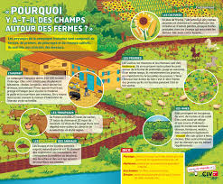 Infographie Pour Le Civ Centre D Information Des Viandes Pourquoi Y A T Il Des Champs Autour Des Fermes Www Playbac Editions Speciales Fr