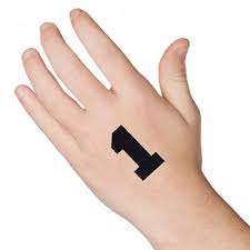 Assignment of camp serial numbers and the introduction of tattooing. Number 1 One Tattooforaweek Temporary Tattoos Largest Temporary Tattoo Shop Worldwide Tattooforaweek Product Info Letters Ta K4 L1 R2 K2