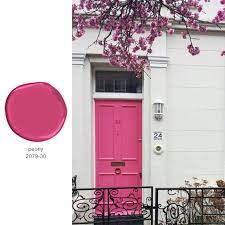 Perfect pastels inspired by peonies in bloom. Benjamin Moore This Terrace Comes To Life With A Bright Peony 2079 30 Front Door Facebook
