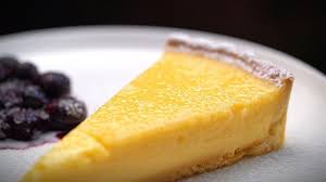 My Kitchen Rules Recipe Henry Anna S Lemon Tart With Blueberry Compote Blueberry Compote Lemon Tart Sweet Tarts