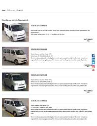 Vehicle should not be more than four years old. Corolla Car Price In Bangladesh By Hiroshi Bangladesh Ltd Issuu
