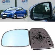 Toyota hiace side mirror for honda anti theft city oem rear view mirror with manual and electric yt pvc abs other side mirror. For Honda City 2008 2017 Side View Door Mirror Blue Glass With Base Heated 2pcs Ebay