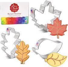 Ihr lieben, auch vanessa macht ihre zuckerstreusel hin und wieder selbst, . Amazon Com Fall Leaves 3 Piece Cookie Cutter Set Maple Oak Aspen Leaf Made In Usa By Ann Clark Cookie Cutters Home Kitchen