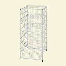 Closetmaid 41 In H Drawer Kit With 5 Wire Baskets 6202 The Home Depot