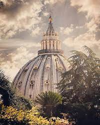La Grande Cupola Di San Pietro E Diventato Il Simbolo Di Roma Quando Morii La Costruzione Era Arrivata Fino Al Tamburo Repost Taj Mahal Landmarks Building