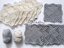 Kare Motif Orgu Tig Isleri Ortuler