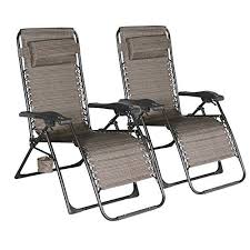 Cloud Mountain 2pack Outdoor Adjustable Infinity Zero Gravity Lounge Chair Patio Pool Recliner With Cup Ho With Images Patio Chairs Outdoor Chairs Canopy Outdoor