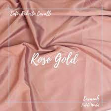 Contoh kain warna rose gold. 1 2 Meter Kain Satin Velvet Roberto Cavalli Edisi Pastel Shopee Indonesia