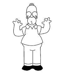 Gta dos simpsons hit e run bata e corra. Desenho De Homer Simpson Assobiando Para Colorir E Imprimir