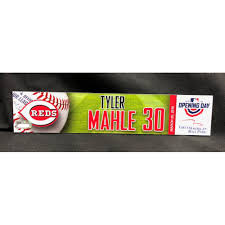 Tyler Mahle Opening Day Locker Name Plate First Career Opening Day Roster Wsh Vs Cin On 3 30 18 Mlb Auctions Wsh vs cbj feb 12, 2019. mlb auctions
