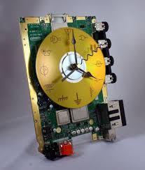 Nintendo Wii Circuit Board Desk Clock Desk Clock Clock Circuit Board