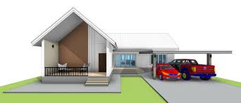 Small front porches front porch design decks and porches small patio front deck outdoor rooms outdoor living veranda. Design No Tx0091 3 Rumah Bajet Moden Rakyat Malaysia Facebook