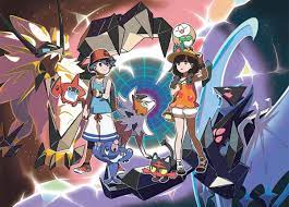 Protagonists Art Pokemon Ultra Sun And Ultra Moon Art Gallery Pokemon Rayquaza Pokemon Pokemon Pictures