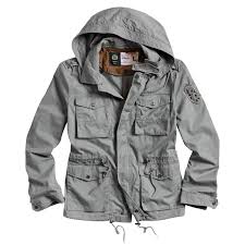 Grey Military Jacket Google Search Hooded Jacket Men Jackets Hooded Jacket