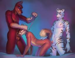 ALL THE GAY YIFF on X: Threesome! Who would you want to be? Left, middle  or right? nsfw gay furry yiff t.coTWFnYnb0WY  X