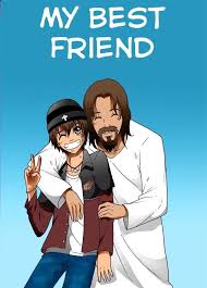 My Best Friend By Gabrielraven Jesussaves Bibleart Jesuswithoutlanguage Christianmemes Jesus Cartoon Jesus Is My Friend Jesus Art