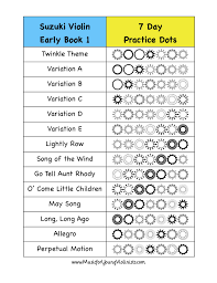 suzuki violin early book 1 practice chart happy music