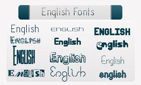 خطوط انجليزية للفوتوشوب 2017